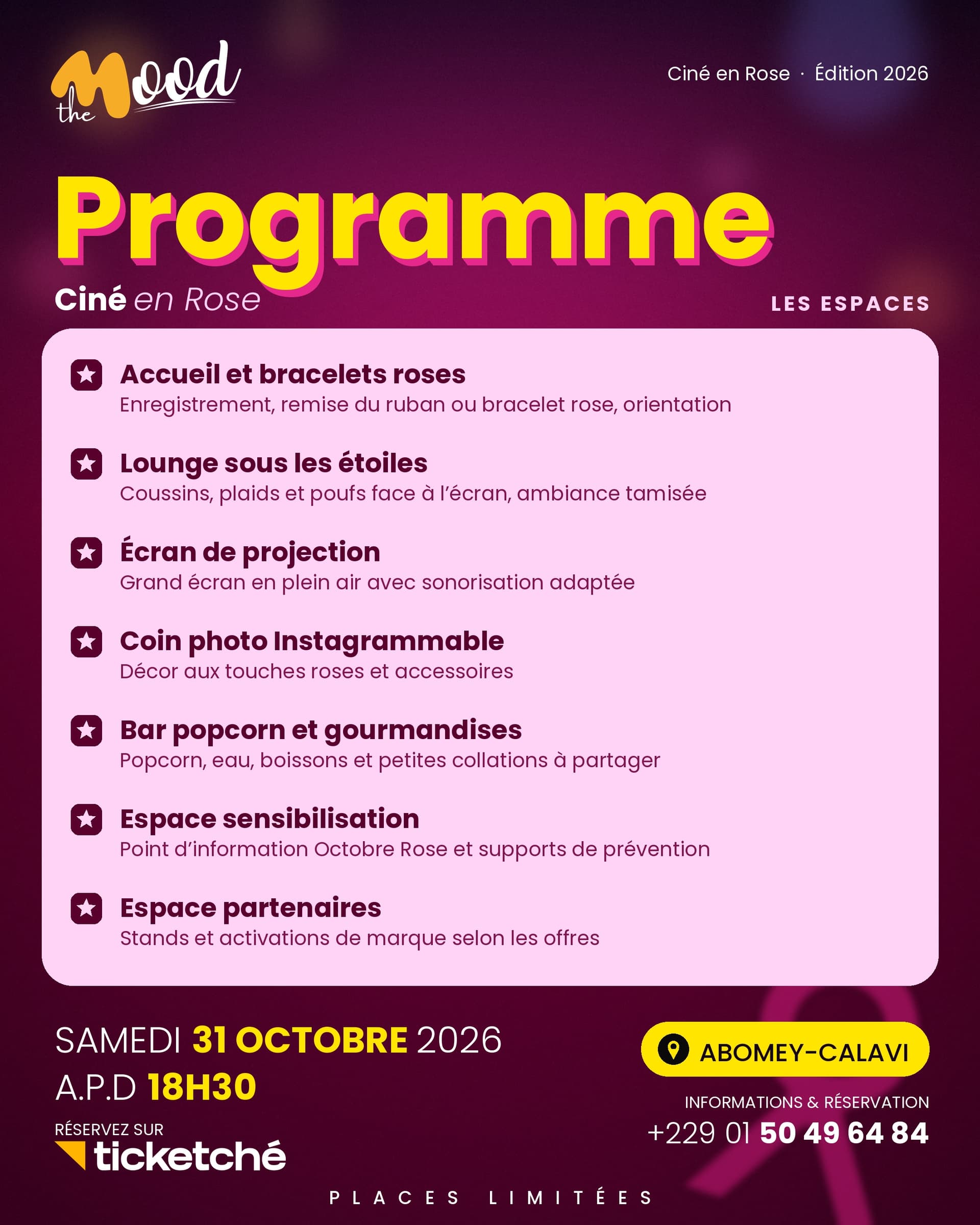 Doc 1, programme de SOIRÉE CINÉ EN ROSE