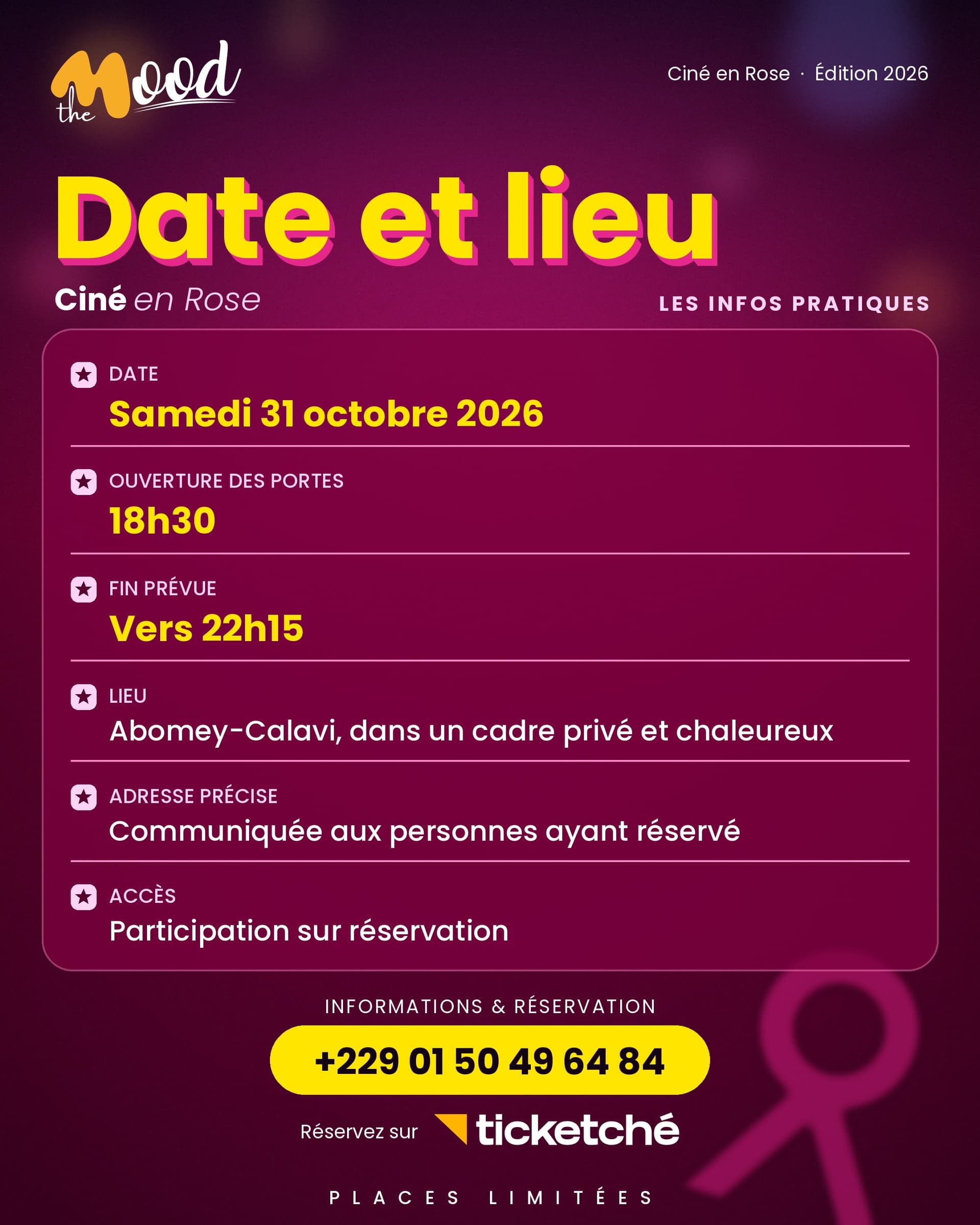 Doc 2, programme de SOIRÉE CINÉ EN ROSE